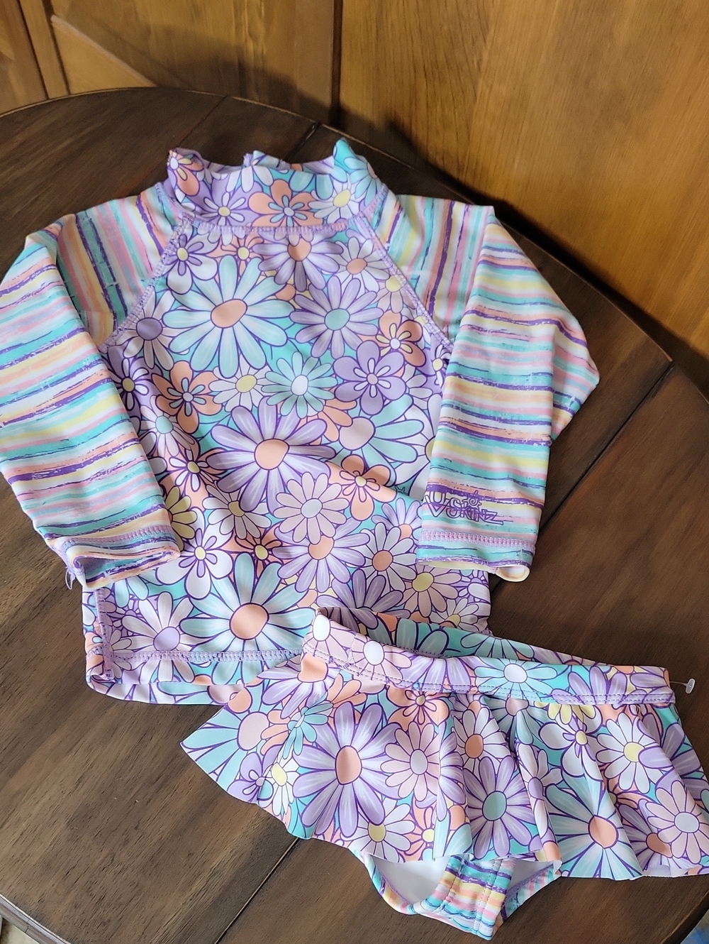 UV Skinz Two Piece Swimwear Set Sz 2T